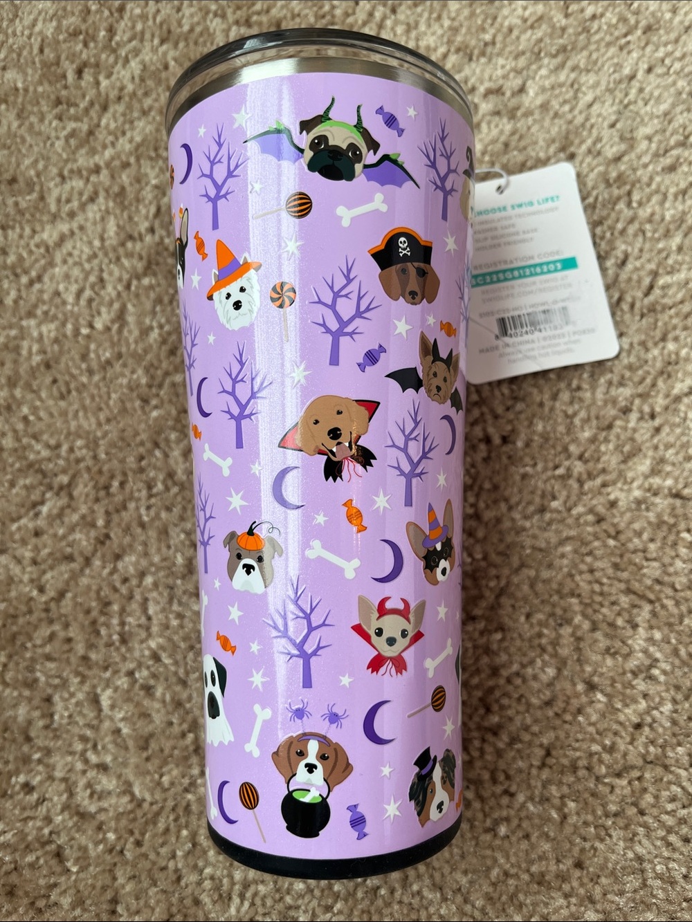 NWT Swig Dog Halloween Tumbler - Picture 2 of 9